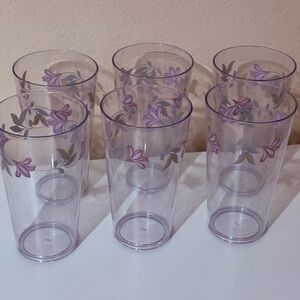 Corelle coordinate RestonLloyd Pink,Trio Acrylic Tumbler Glasses,19-Ounce, set 6